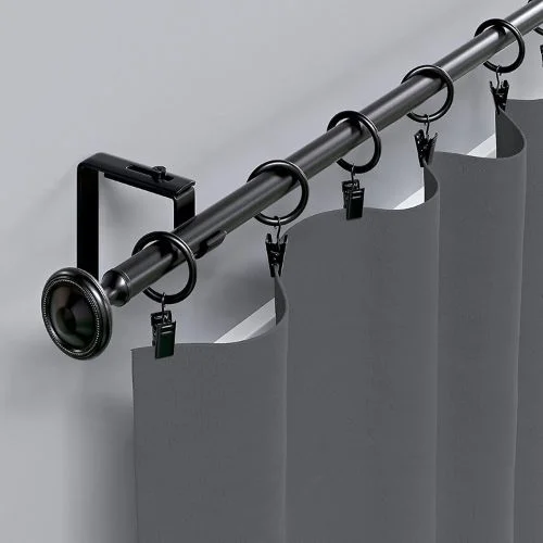 Classic black curtain hooks UAE