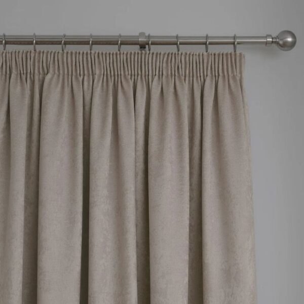 Linen-Texture of Galaxy Natural Curtain Fabric