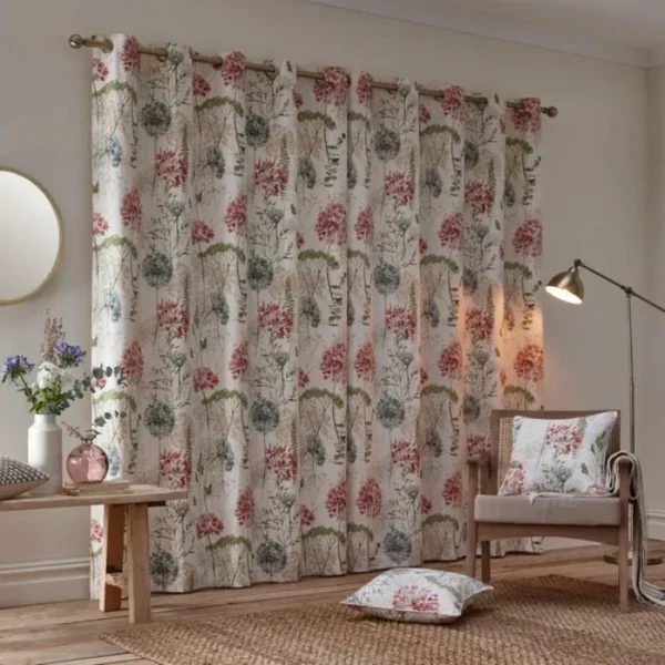 Country Meadow Eyelet Curtains image 2