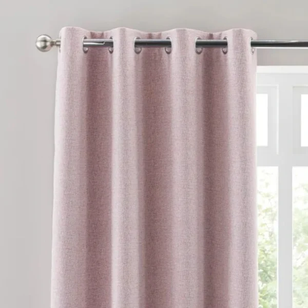 Crayton Blackout Eyelet Curtains image 1