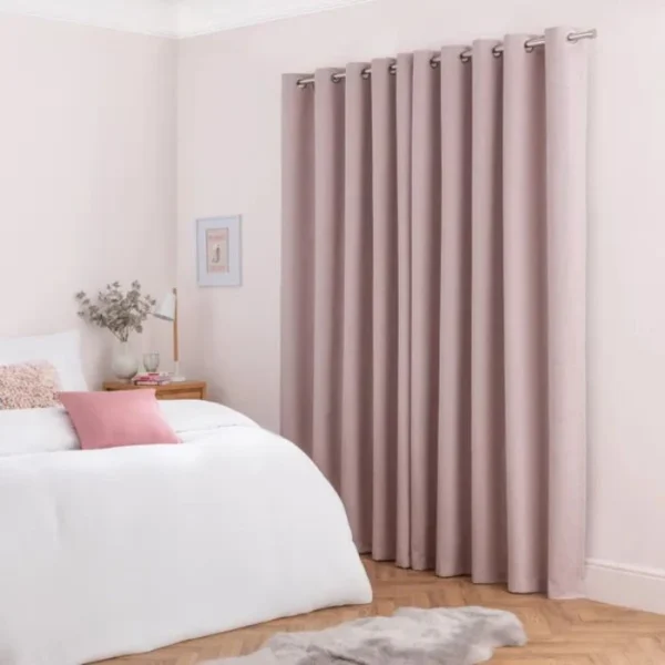 Crayton Blackout Eyelet Curtains image 2