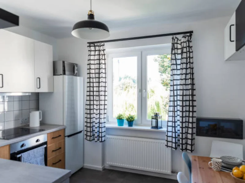 Kitchen curtain installation service Dubai