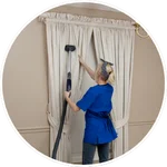 Professional curtains cleaning service