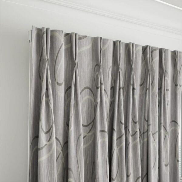 Custom Pinch Pleat Curtain Khaki