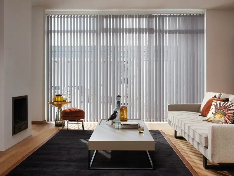 Customized vertical blinds for modern windows