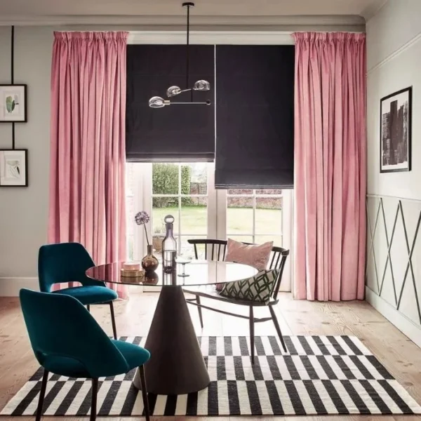 Darcia Velvet Rose Curtains image 2