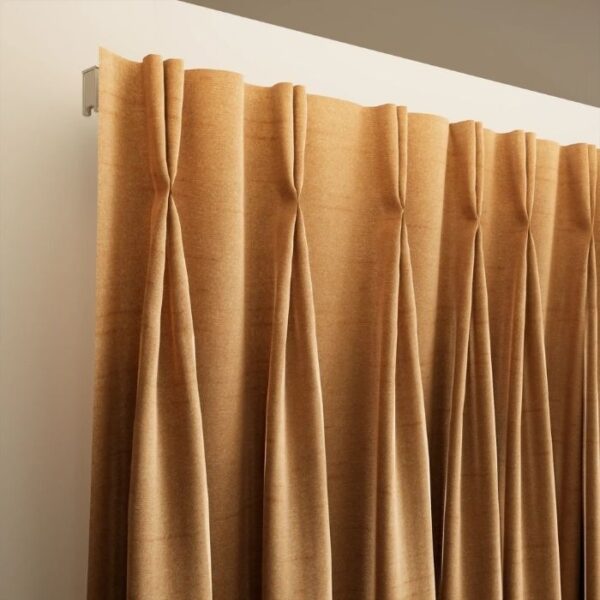 Curtain Hanging Style Pinch Pleat Copper Drapes