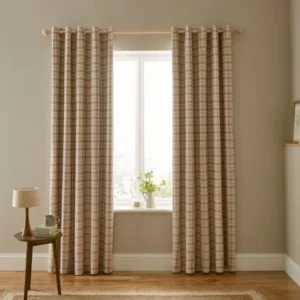 Denton Check Curtains
