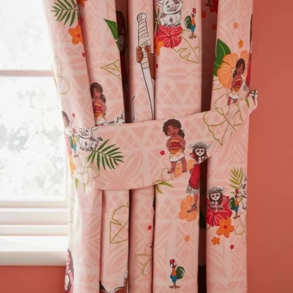 Disney Moana Blackout Eyelet Curtains image 2