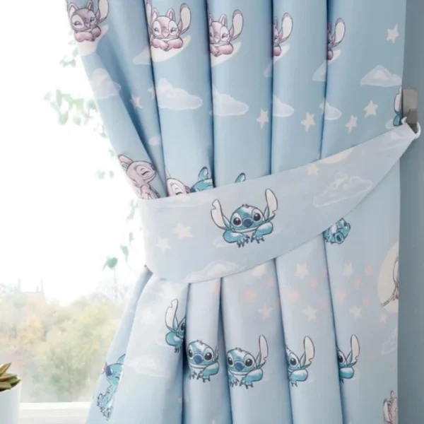 Disney Stitch Blackout Eyelet Curtains image 3