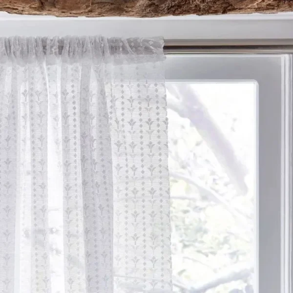 Ditsy Stripe Slot Top Voile image 1