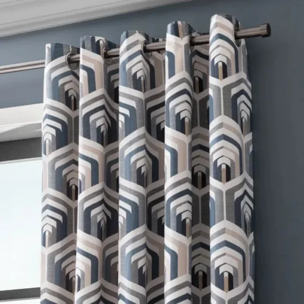 Elements Archer Blackout Eyelet Curtains image 1