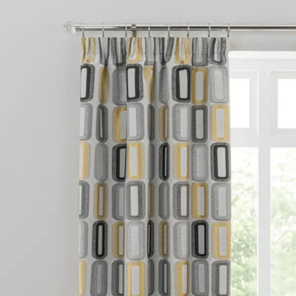 Elements Dahl Pencil Pleat Curtains image 1