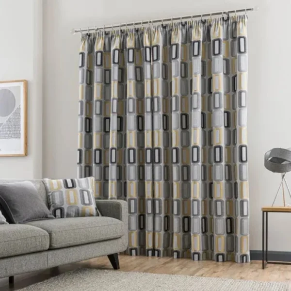 Elements Dahl Pencil Pleat Curtains image 2