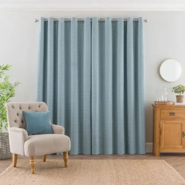 Elmore Blackout Eyelet Curtains image 3