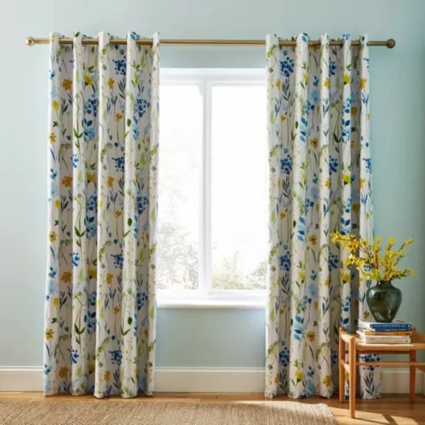 Elodie Meadow Eyelet Curtains