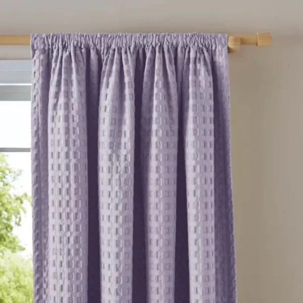 Emerson Waffle Slot Top Curtains - Image 2