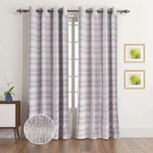 Emma Taylor 2-Piece Jacquard Curtain