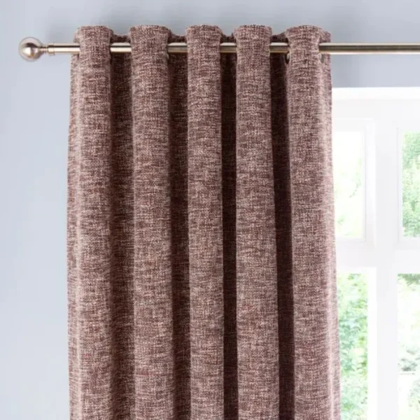 Everson Boucle Eyelet Curtains image 1