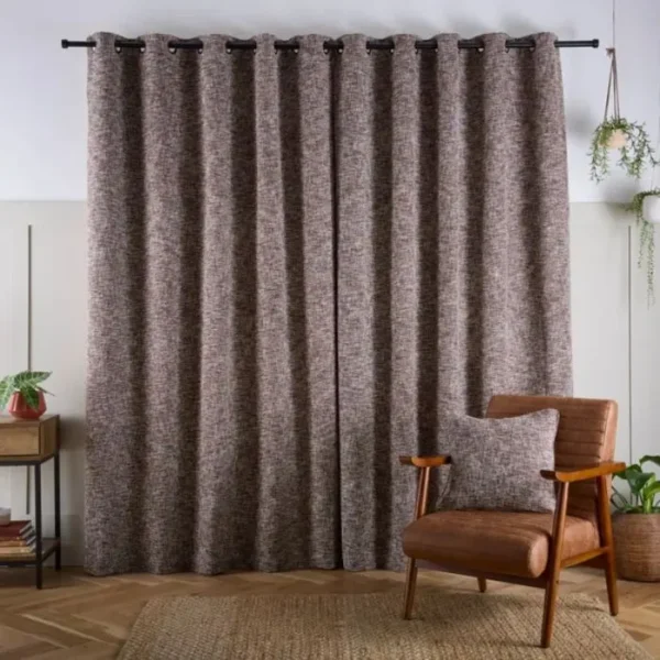 Everson Boucle Eyelet Curtains image 2
