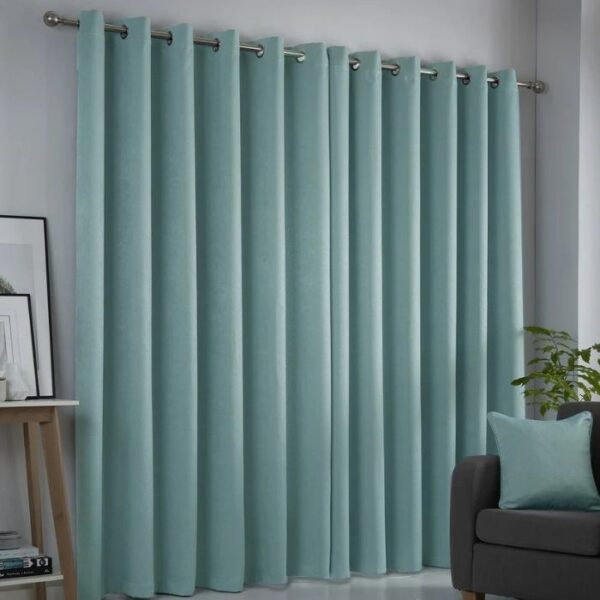 Strata Duck Egg Eyelet Curtains - Image 3