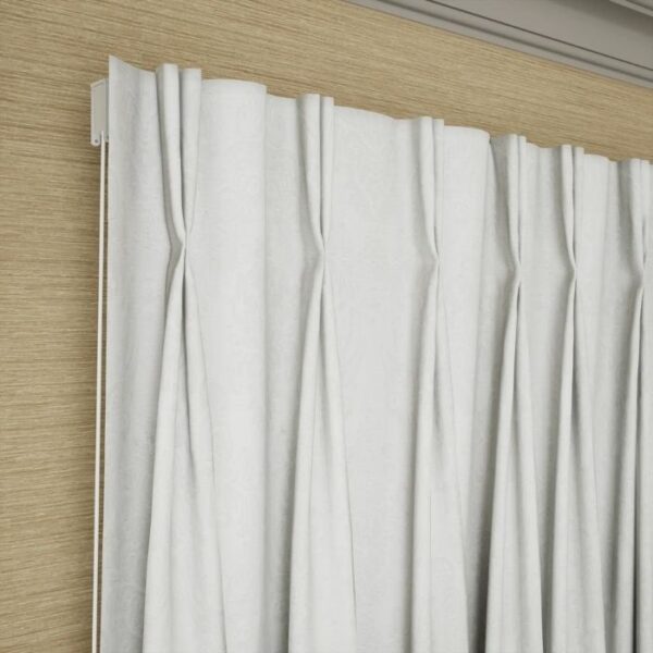 Linen-Like Curtain Texture Close-Up