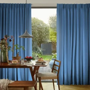 Faso Cornflower Curtains
