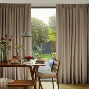 Faso Taupe Curtains
