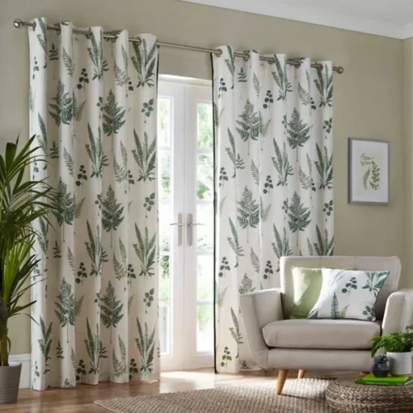 Fern Eyelet Curtains image 2