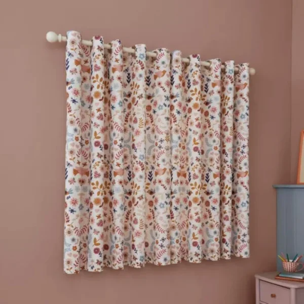 Folk Floral kids Blackout Eyelet Curtains image 2