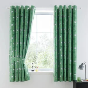 Football Pitch Eyelet Curtains