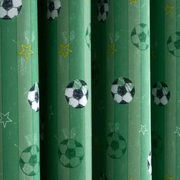 Football Pitch Eyelet Curtains image 2