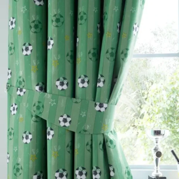 Football Pitch Eyelet Curtains image 3