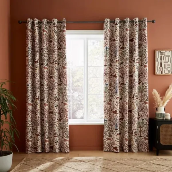Forest Animals Eyelet Curtains