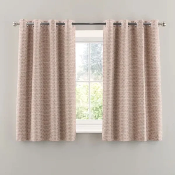 Frankie Herringbone Curtains image 3