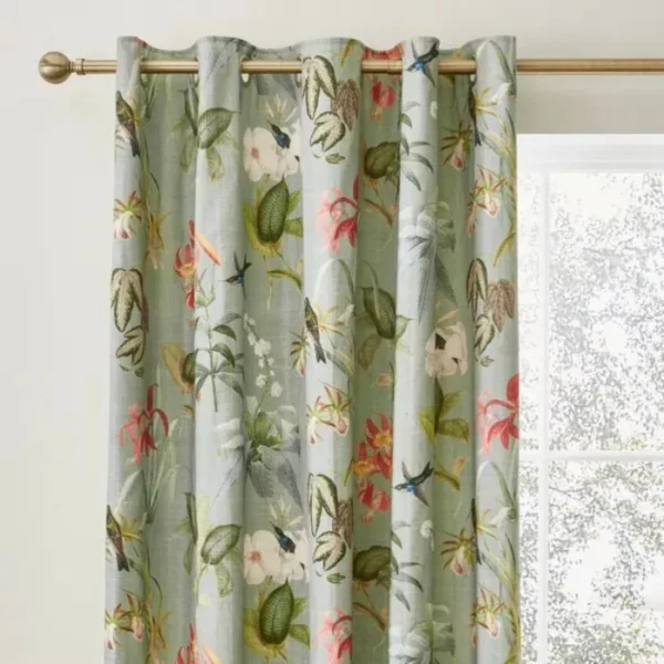 Fresh Botanical Eyelet Curtains image 1