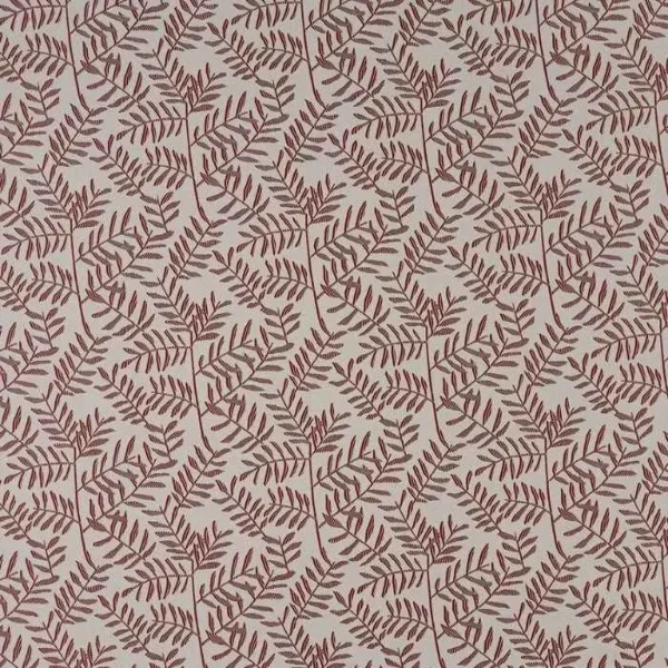 Fronds Beetroot Curtains image 2