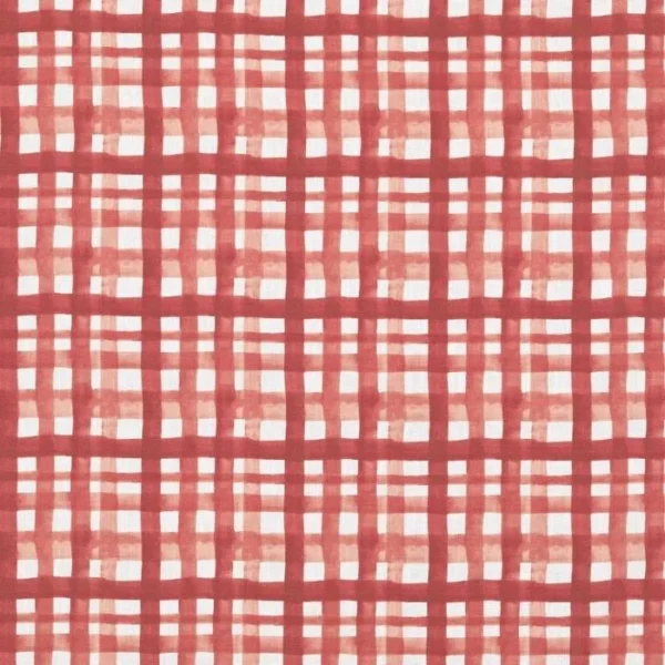 Gingham Rouge Curtains image 2