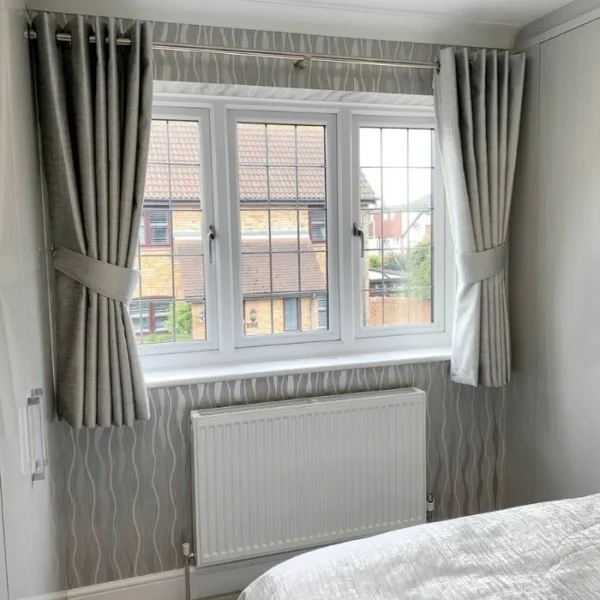 Haddie Grey Curtains image 2