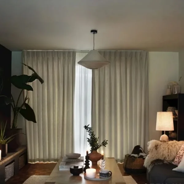 Harper Almond Curtains image 2