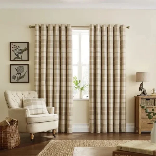 Highland Check Curtains