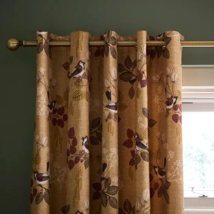 House Sparrow Bird Eyelet Curtains image 1