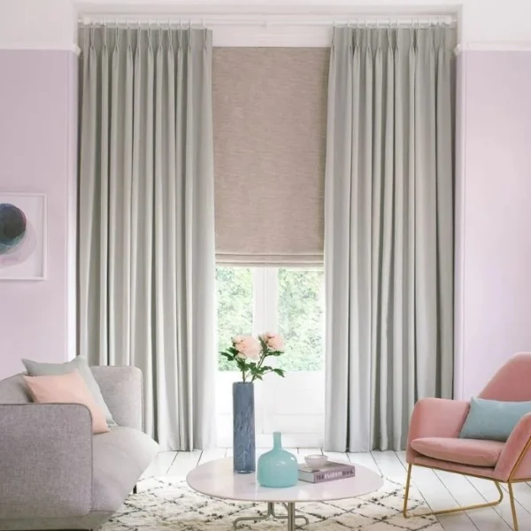 Huxley Dove Grey Curtains