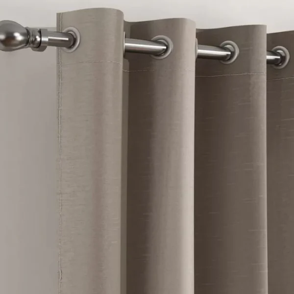 Isla Dupioni Blackout Curtain image 1