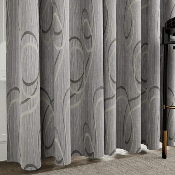 Khaki Pinch Pleat Window Curtain