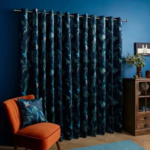 Kingfisher Eyelet Curtains image 2