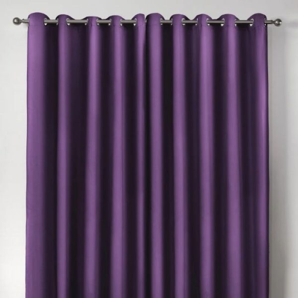 Cali Amethyst Curtains In Stylish Living Space