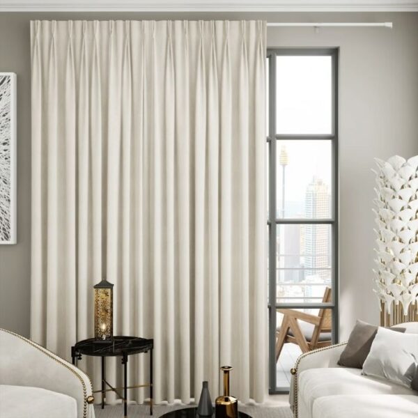 Light Brown Blackout Curtains In Living Room