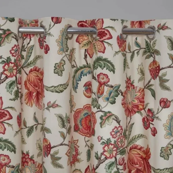 Linden Floral Multi Eyelet Curtains image 1