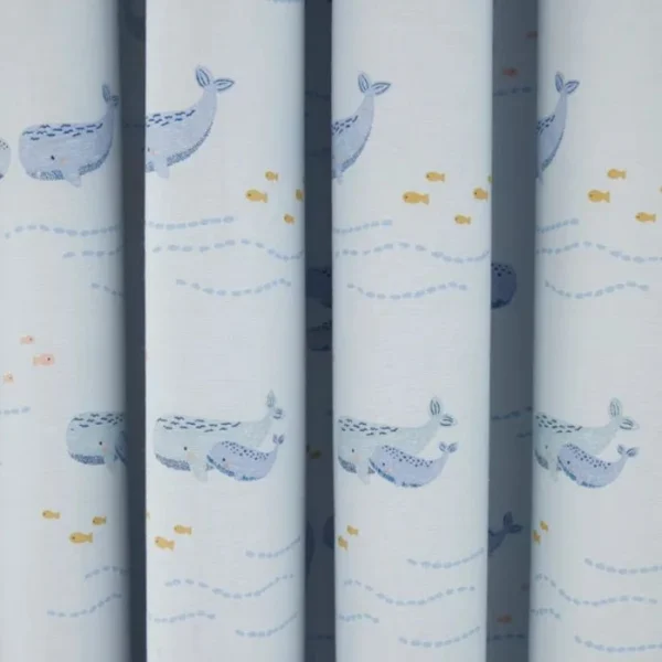Little Whales Blackout Eyelet Curtains image 3